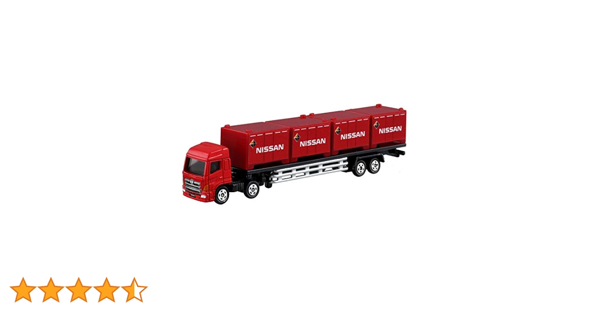 LONG TOMICA L1 赤トレーラー コンテナ付き Long Tomica L1- Hino Semi-Trailer Marine Container
